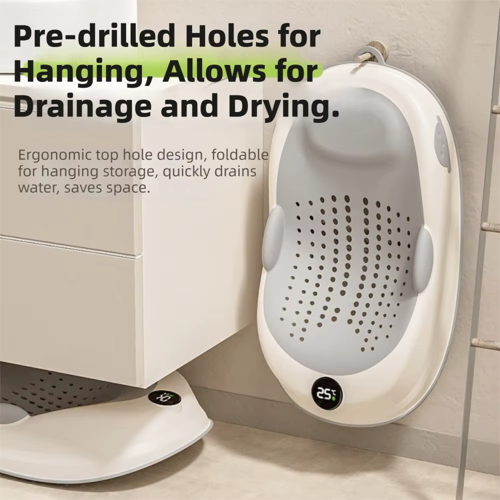 AquaSeat™ Baby Bath Support with Thermometer