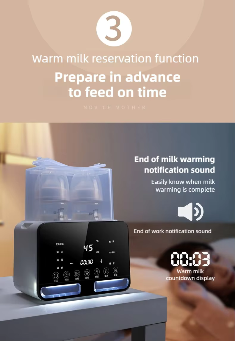 WarmNest™ Smart Bottle Sterilizer & Warmer