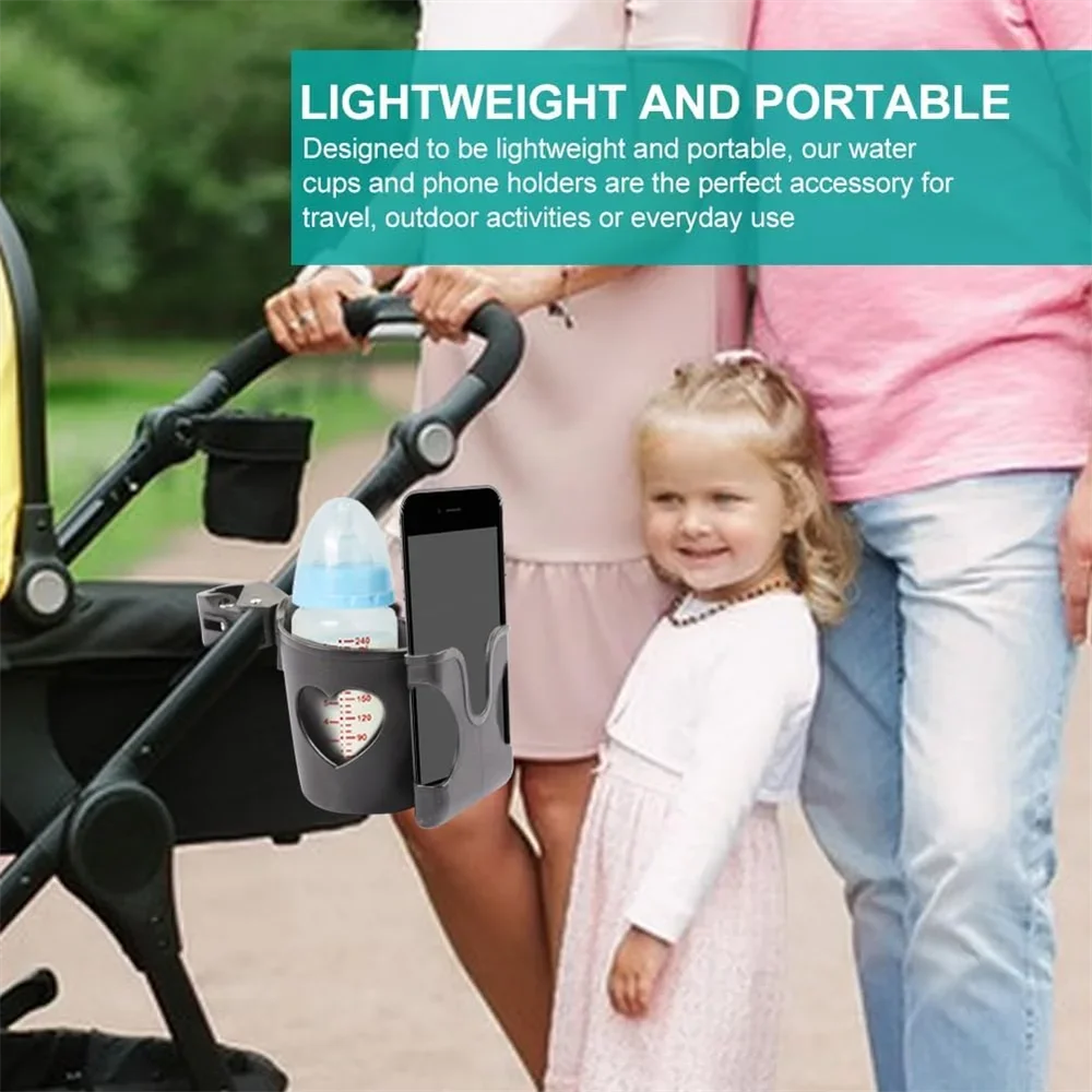 ClipSip™ 2-in-1 Stroller Cup & Phone Holder