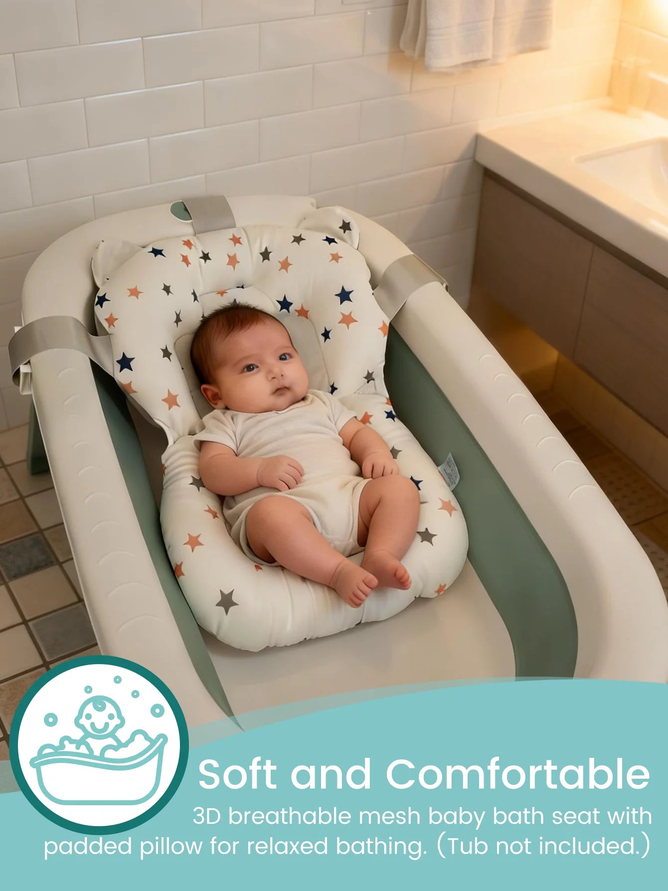 AquaCloud™ Baby Bath Cushion