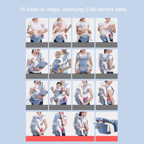 CarryNest™ 6-in-1 Ergonomic Baby Carrier & Hip Seat