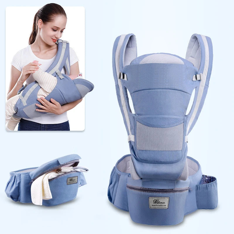 CarryNest™ 6-in-1 Ergonomic Baby Carrier & Hip Seat