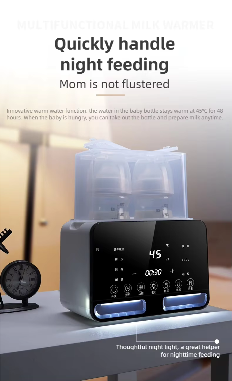 WarmNest™ Smart Bottle Sterilizer & Warmer