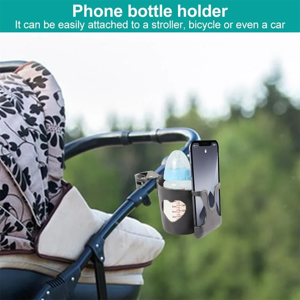 ClipSip™ 2-in-1 Stroller Cup & Phone Holder