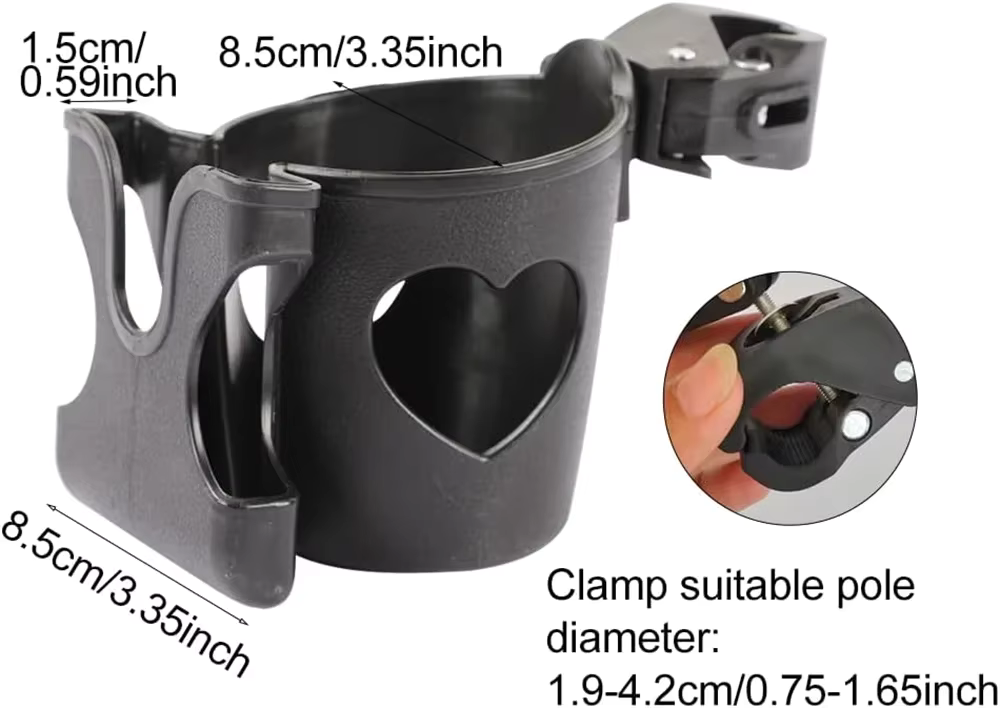 ClipSip™ 2-in-1 Stroller Cup & Phone Holder
