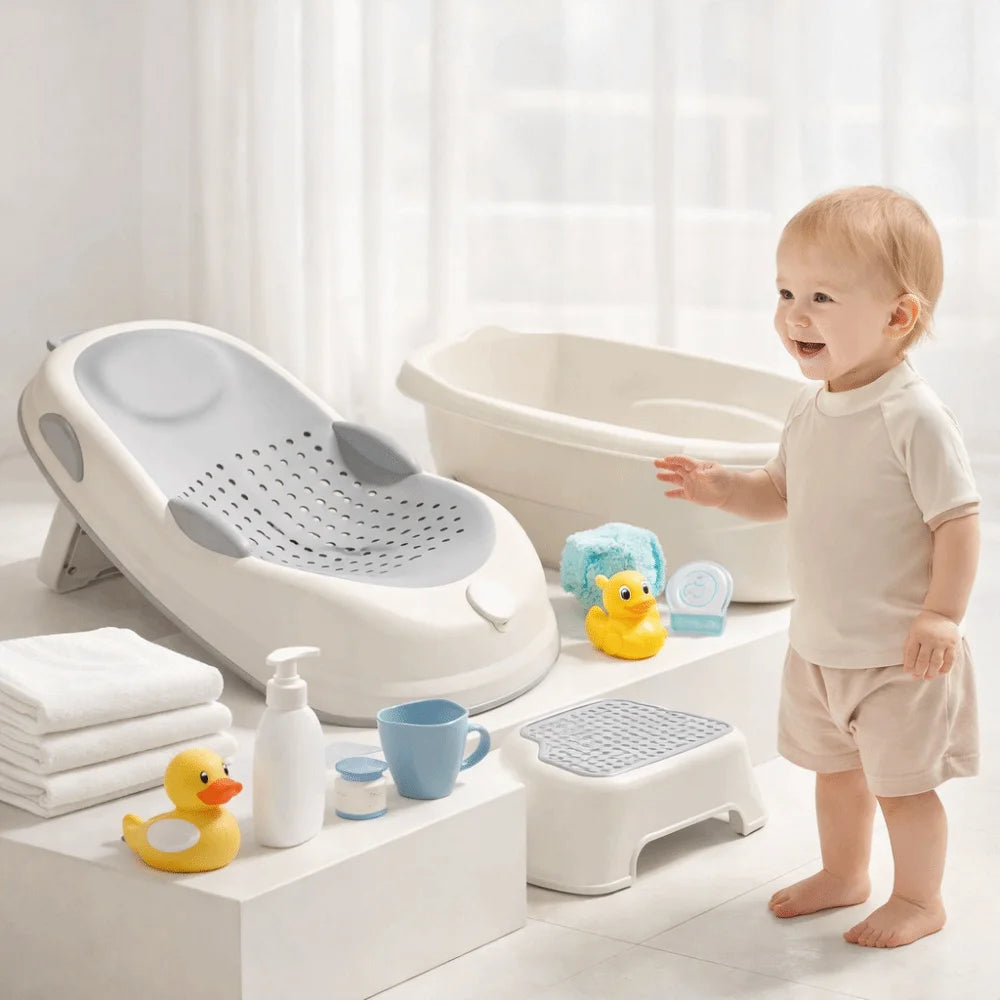 AquaSeat™ Baby Bath Support with Thermometer