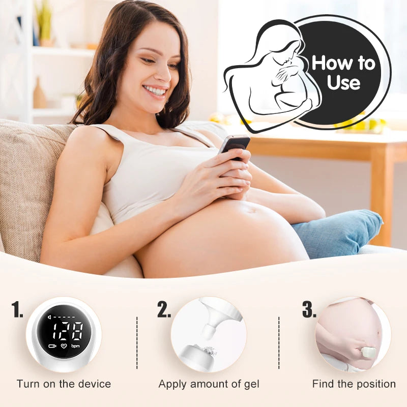 HeartNest™ Baby Doppler Monitor
